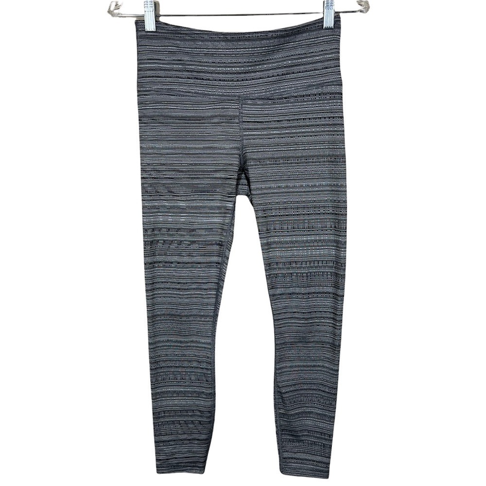 Athleta Jacquard Chaturanga High Rise Workout Leggings Womens Size Small